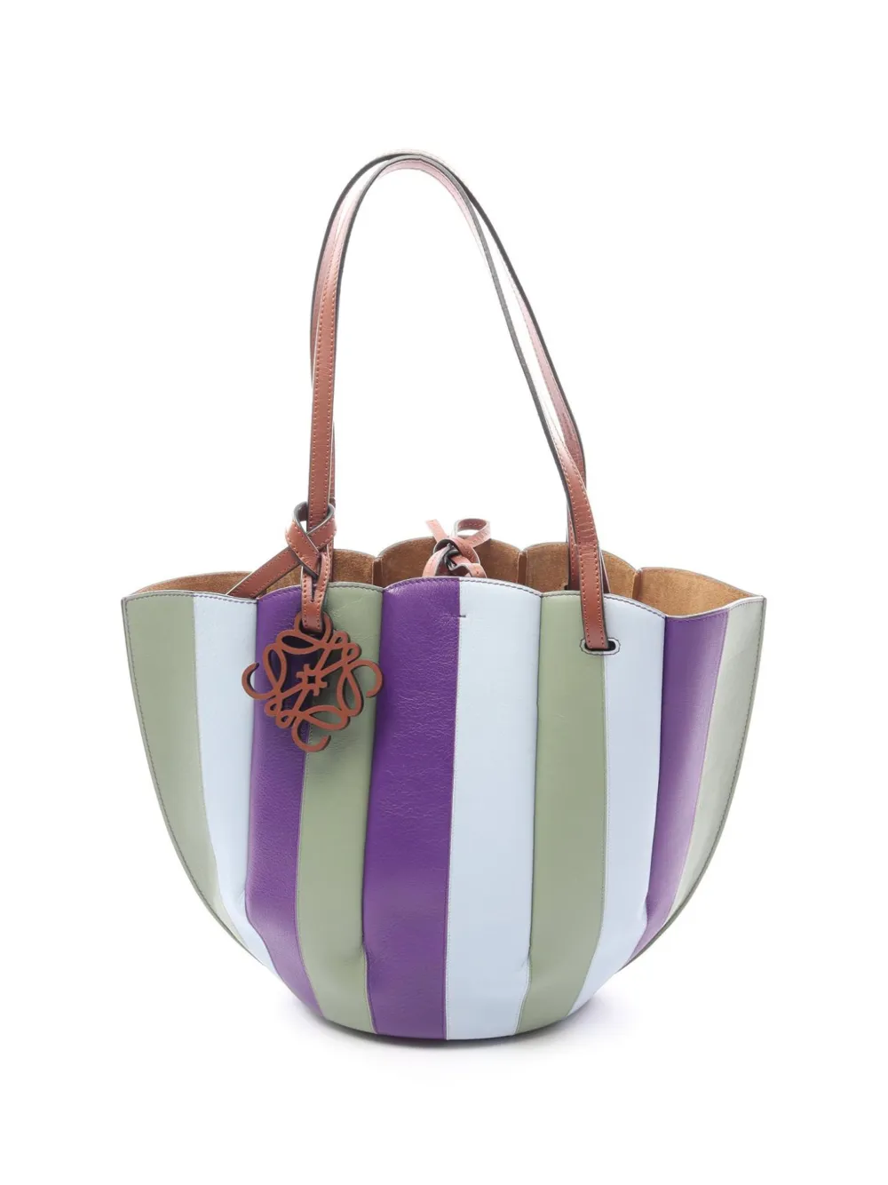 Loewe Pre-Owned 2010s small Shell bucket bag - Viola