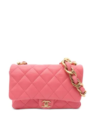 CHANEL Pre-Owned 2019 Mini Rectangular Classic Lambskin Single