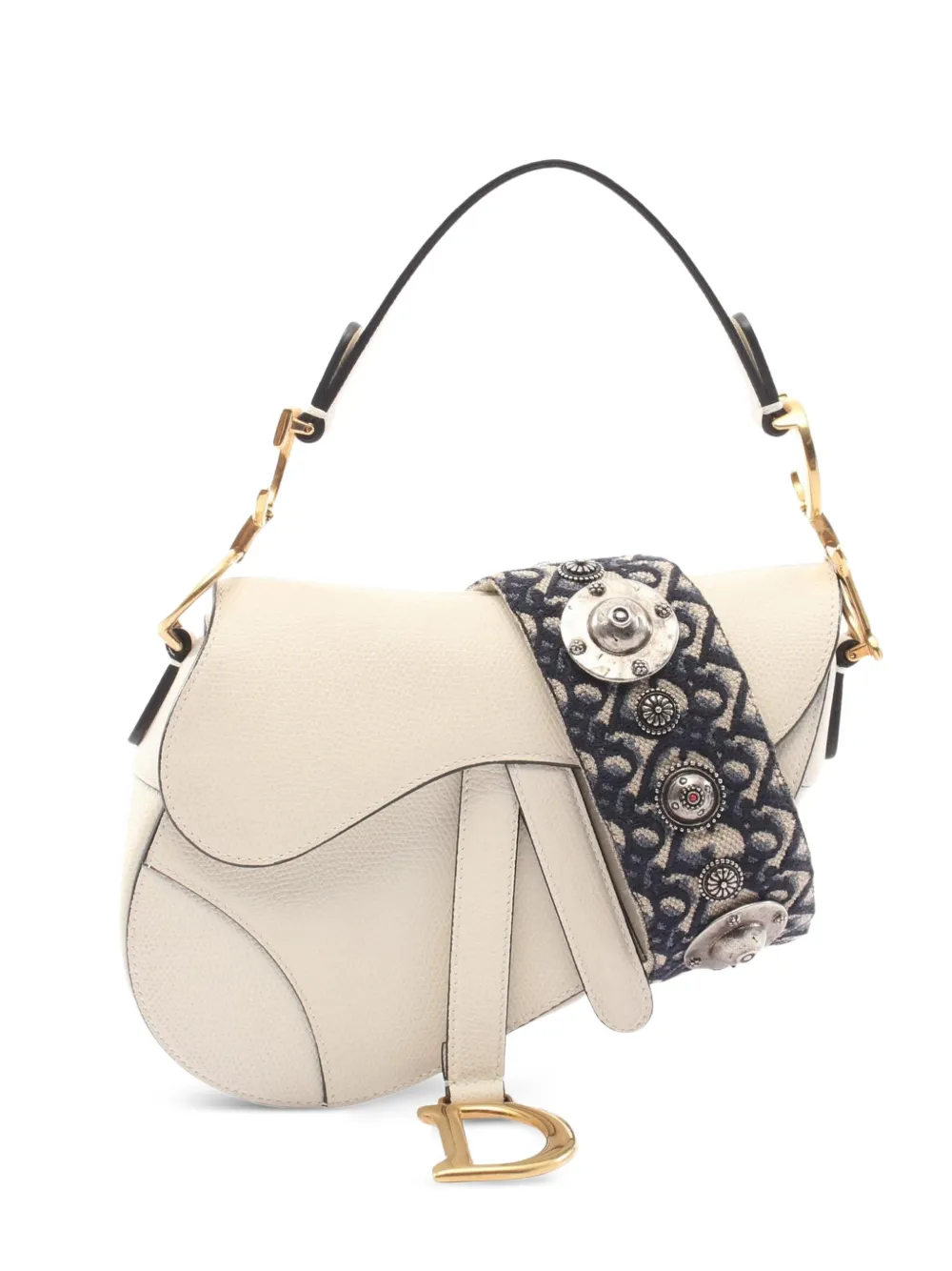 Christian Dior Pre-Owned 2010s mini Saddle handbag - Toni neutri