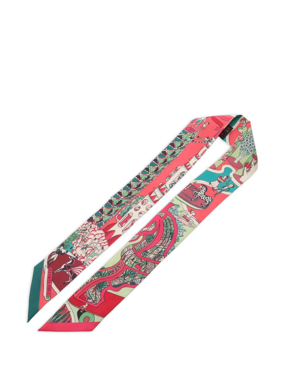 Hermès Pre-Owned 2010s Exposition Universelle Schal aus Twill - Rosa
