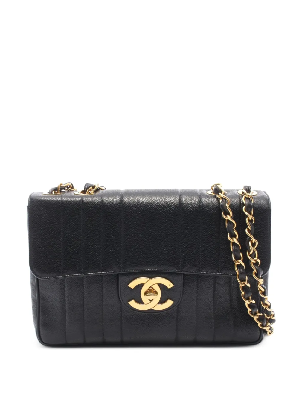 CHANEL Pre-Owned 1991-1994 Mademoiselle chain shoulder bag - Nero
