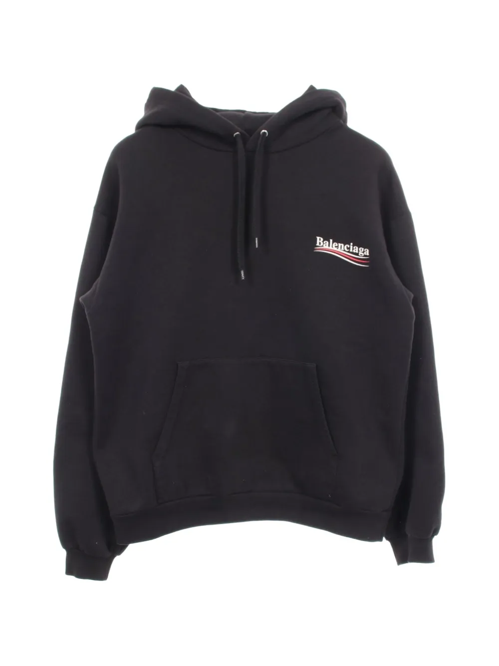 Balenciaga Pre-Owned 2000s campaign logo hoodie - Nero