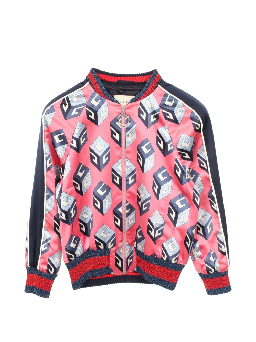 Gucci Pre-Owned 2010s GG-print bomber jacket - Rosa