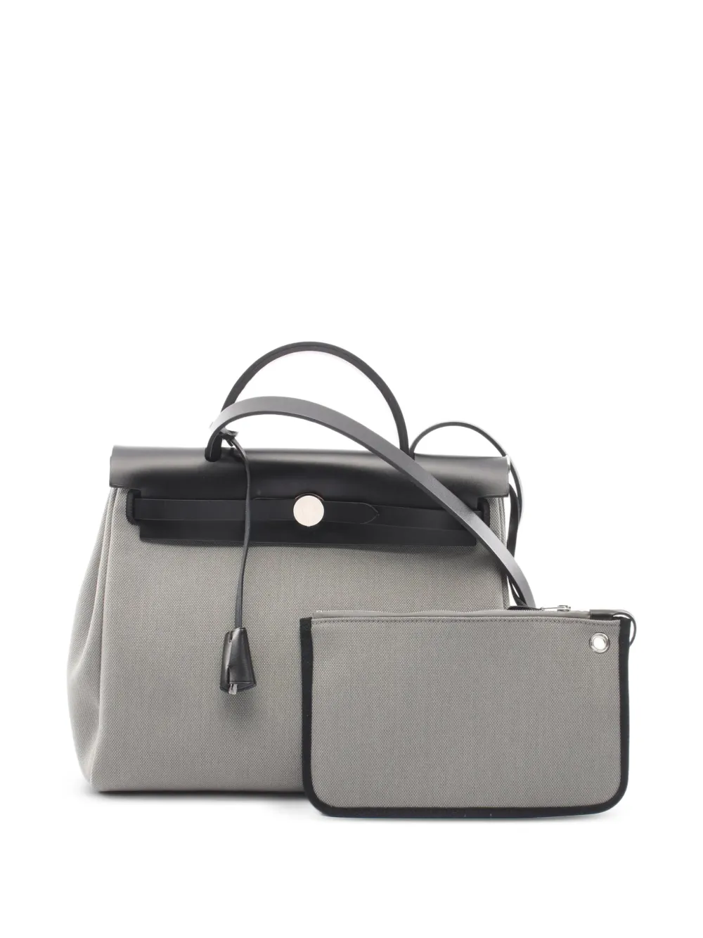 Hermès Pre-Owned 2025 Herbag Zip PM two-way handbag - Grigio