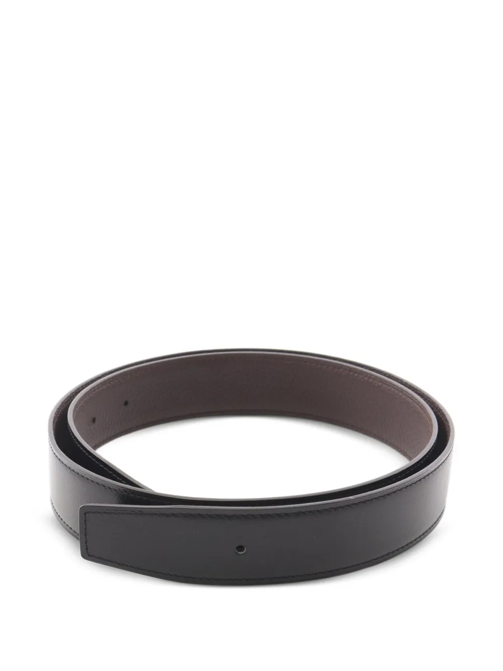 Hermès Pre-Owned 2019 Constance reversible belt - Nero