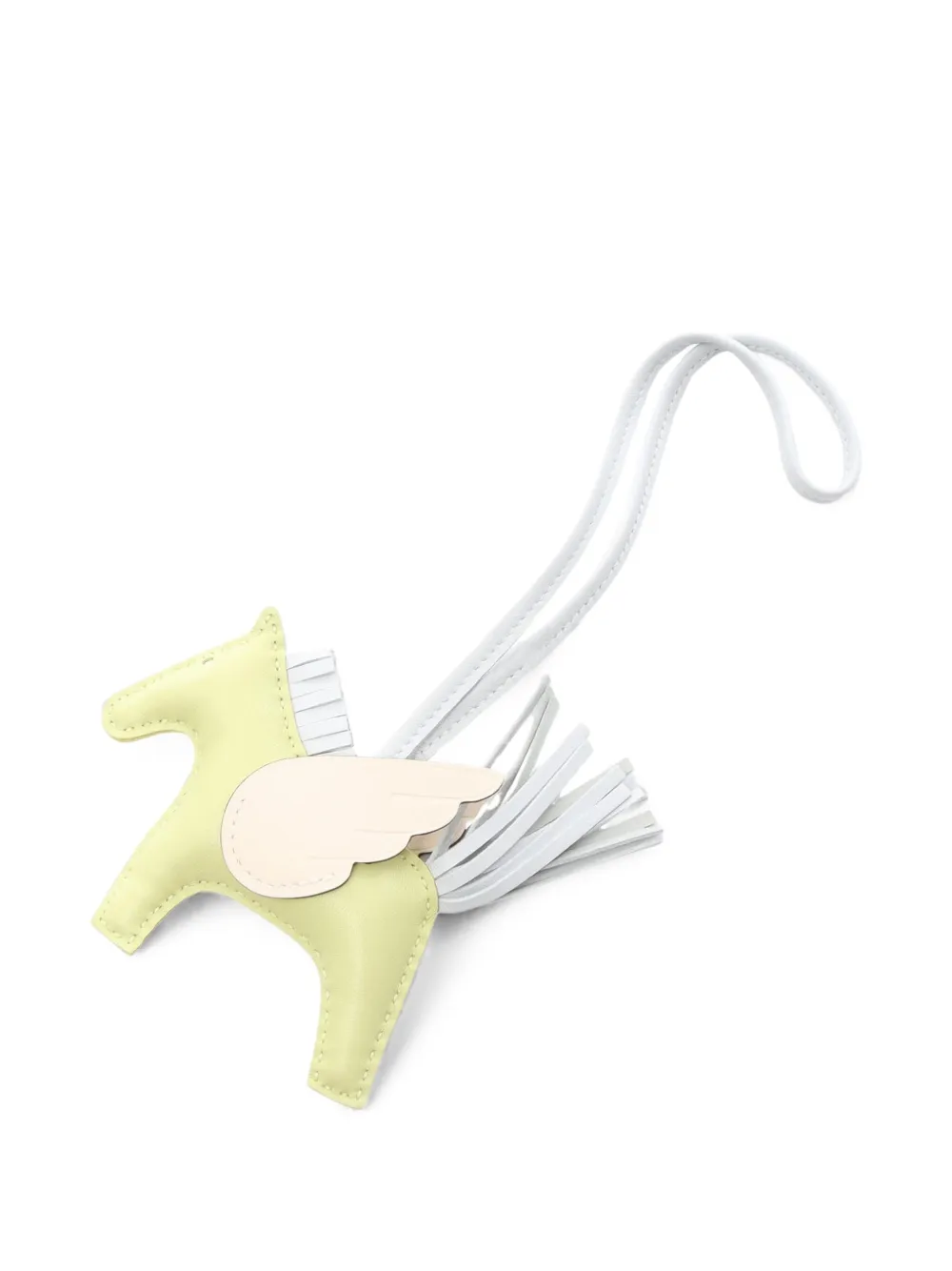 Hermès Pre-Owned 2022 Rodeo Pegasus PM bag charm - Giallo
