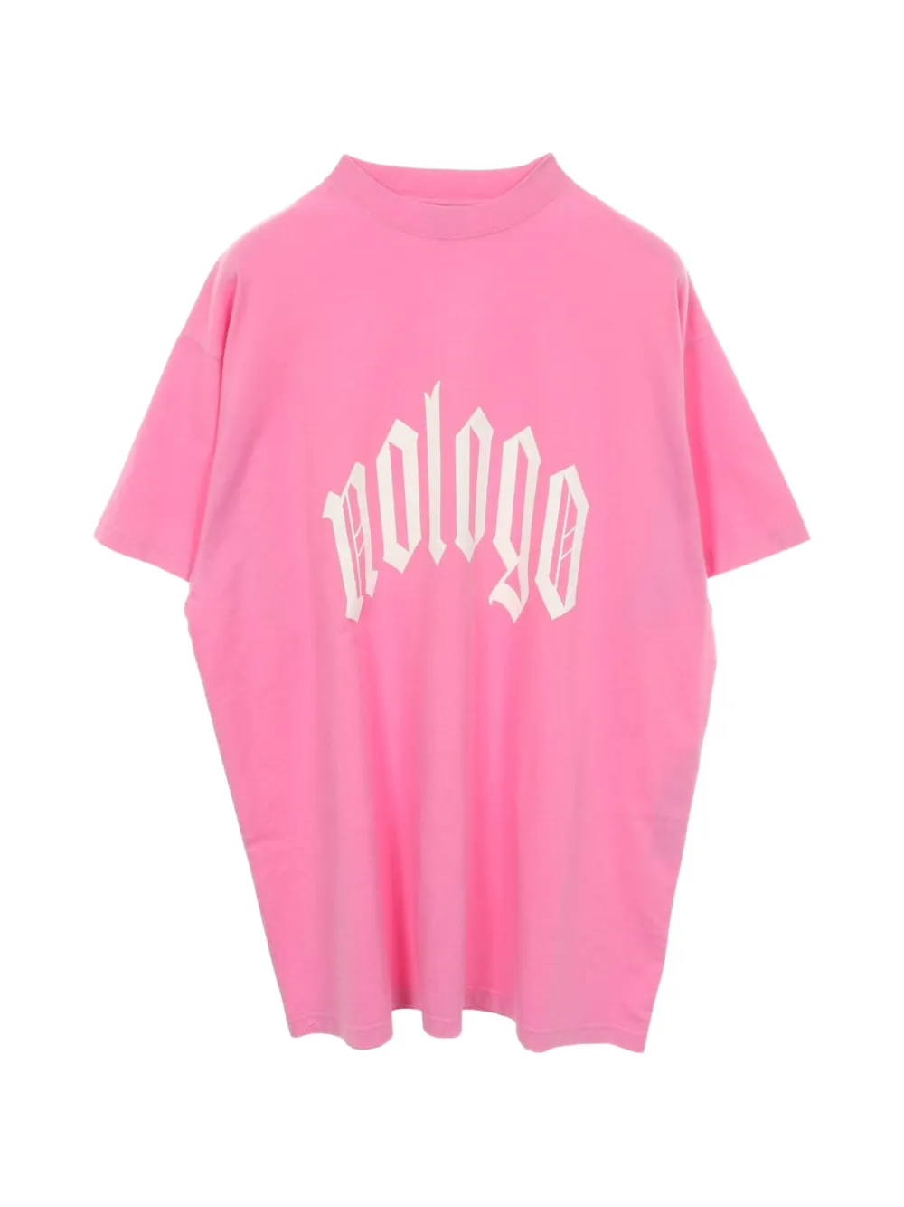 Balenciaga Pre-Owned 2010s logo-print T-shirt - Rosa