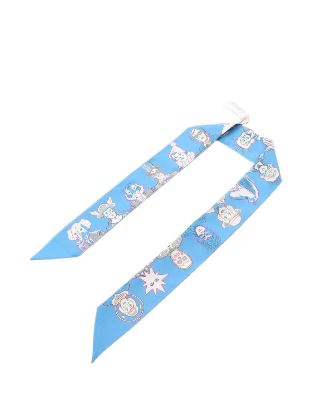 Hermès Pre-Owned 2020s Dress Code scarf - Blu