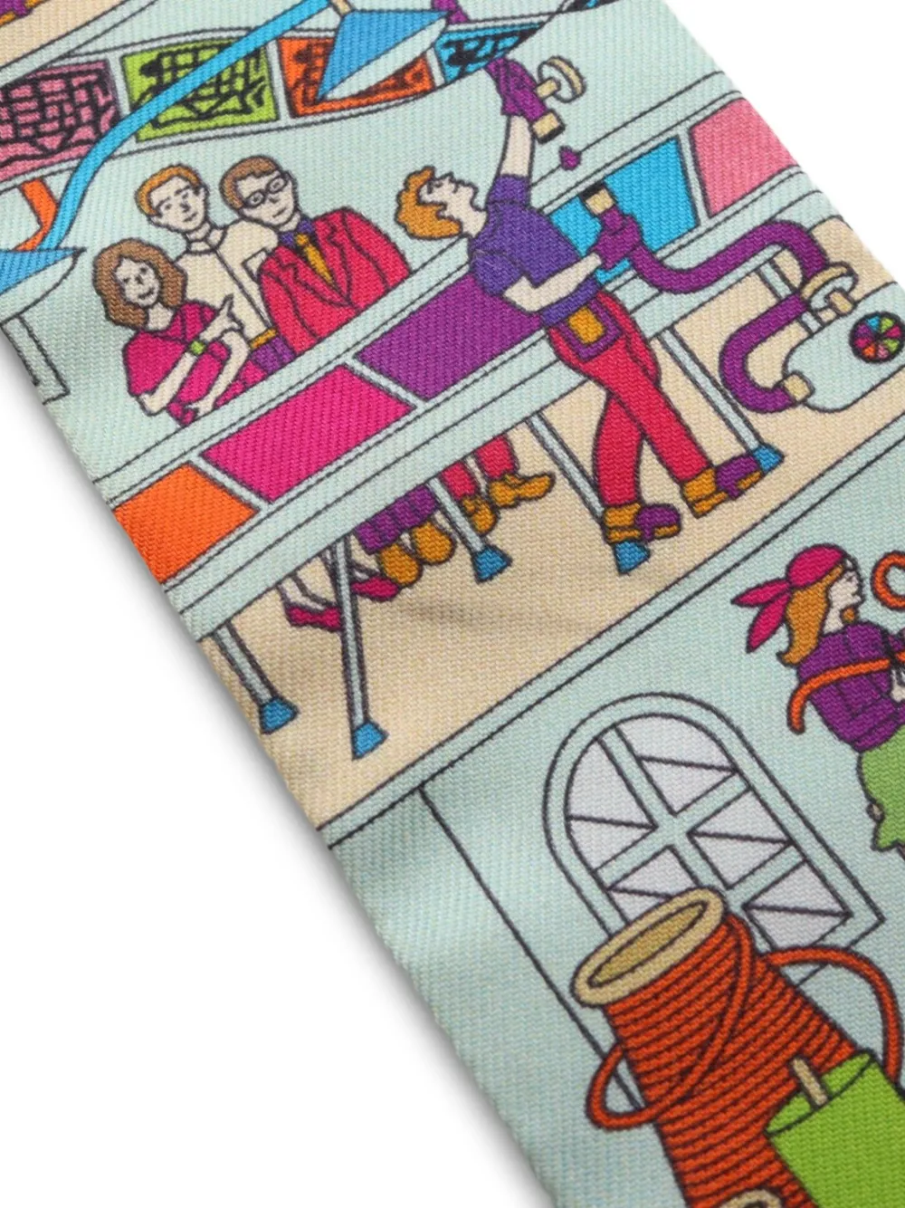 Hermès Pre-Owned 2010s La Maison Des Carrés ツイリー スカーフ