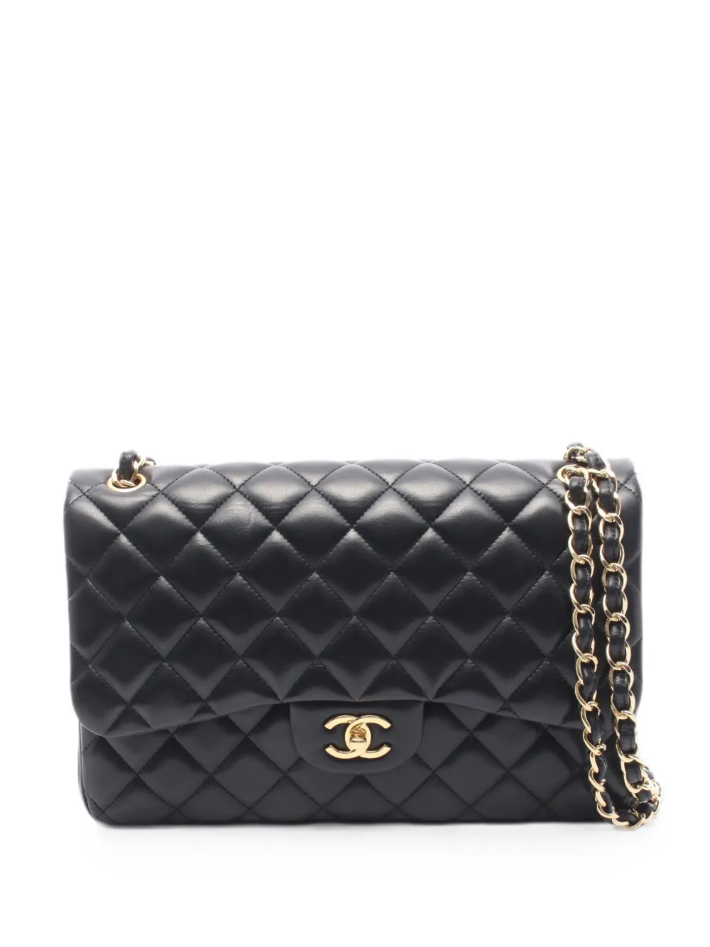 CHANEL Pre-Owned 2014-2015 Matelassé CC turn-lock shoulder bag - Schwarz