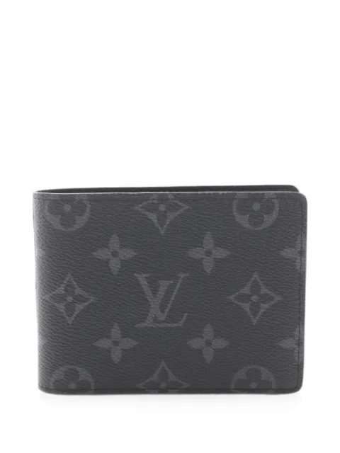 Louis Vuitton Pre-Owned 2021S Monogram Eclipse bi-fold wallet