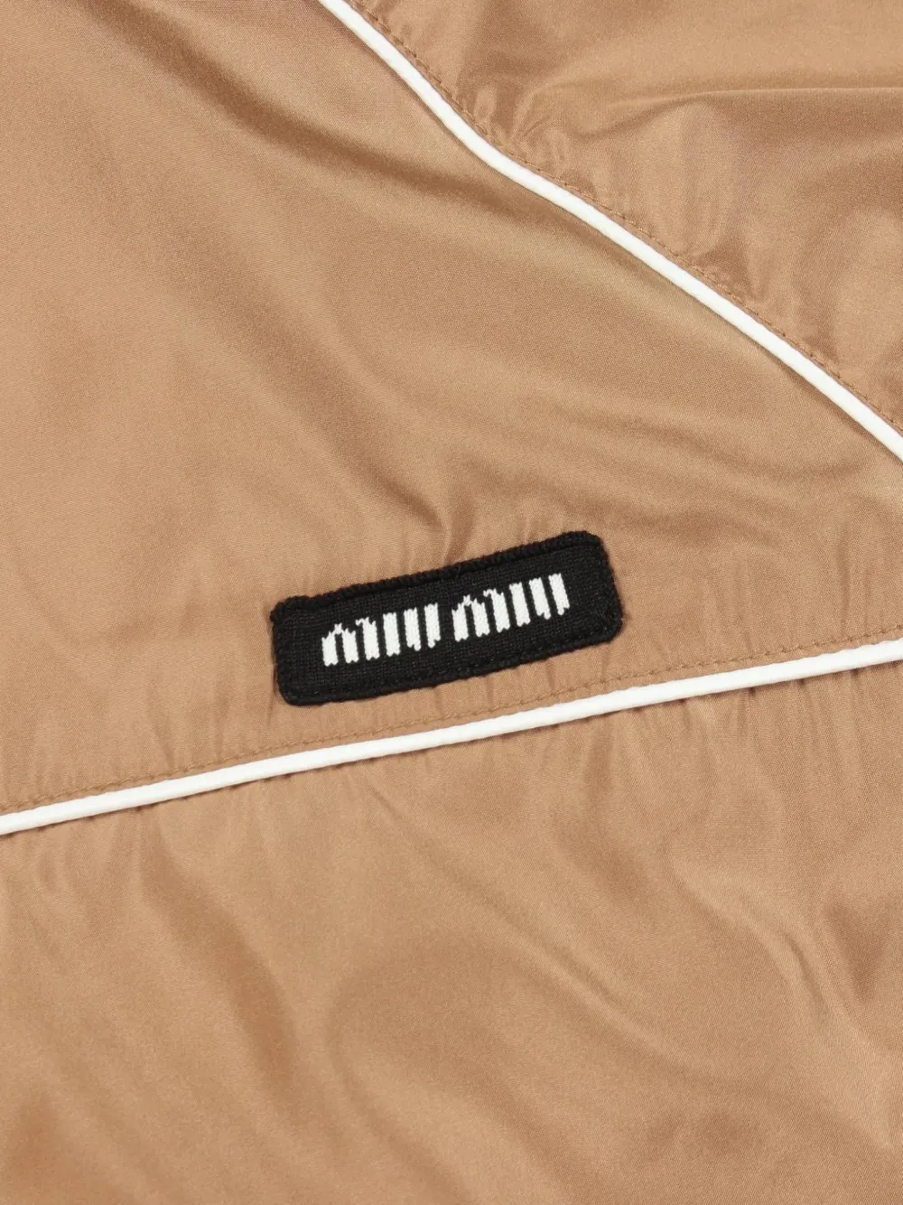  Miu Miu Pre-owned 2020s Hooded Jacket - Neutro 