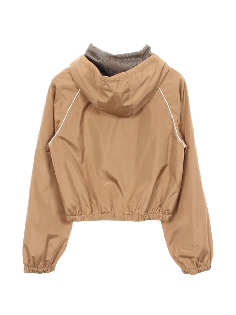  Miu Miu Pre-owned 2020s Hooded Jacket - Neutro 
