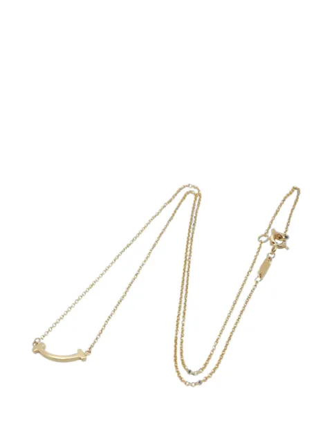 Tiffany & Co. Pre-Owned 2010s T-smile mini necklace