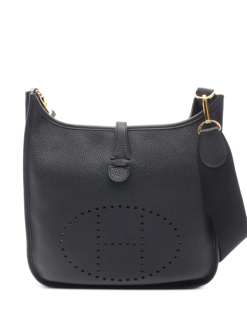 Hermès Pre-Owned 2023 PM Evelyn 3 Troyes shoulder bag - Nero