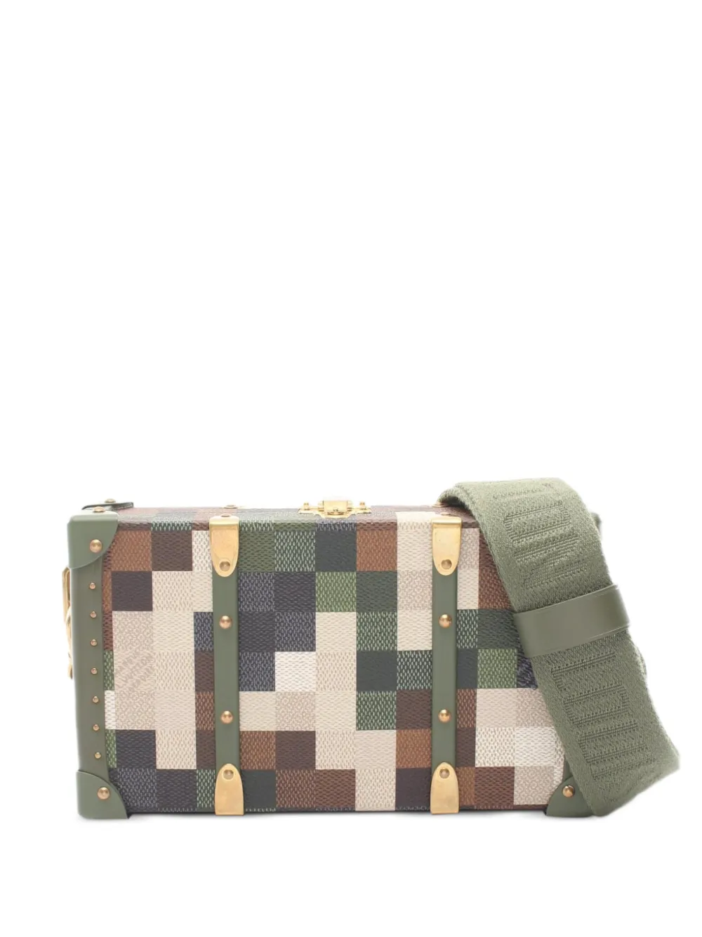 Louis Vuitton Pre-Owned 2024 Wallet Trunk Damouflage shoulder bag - Green