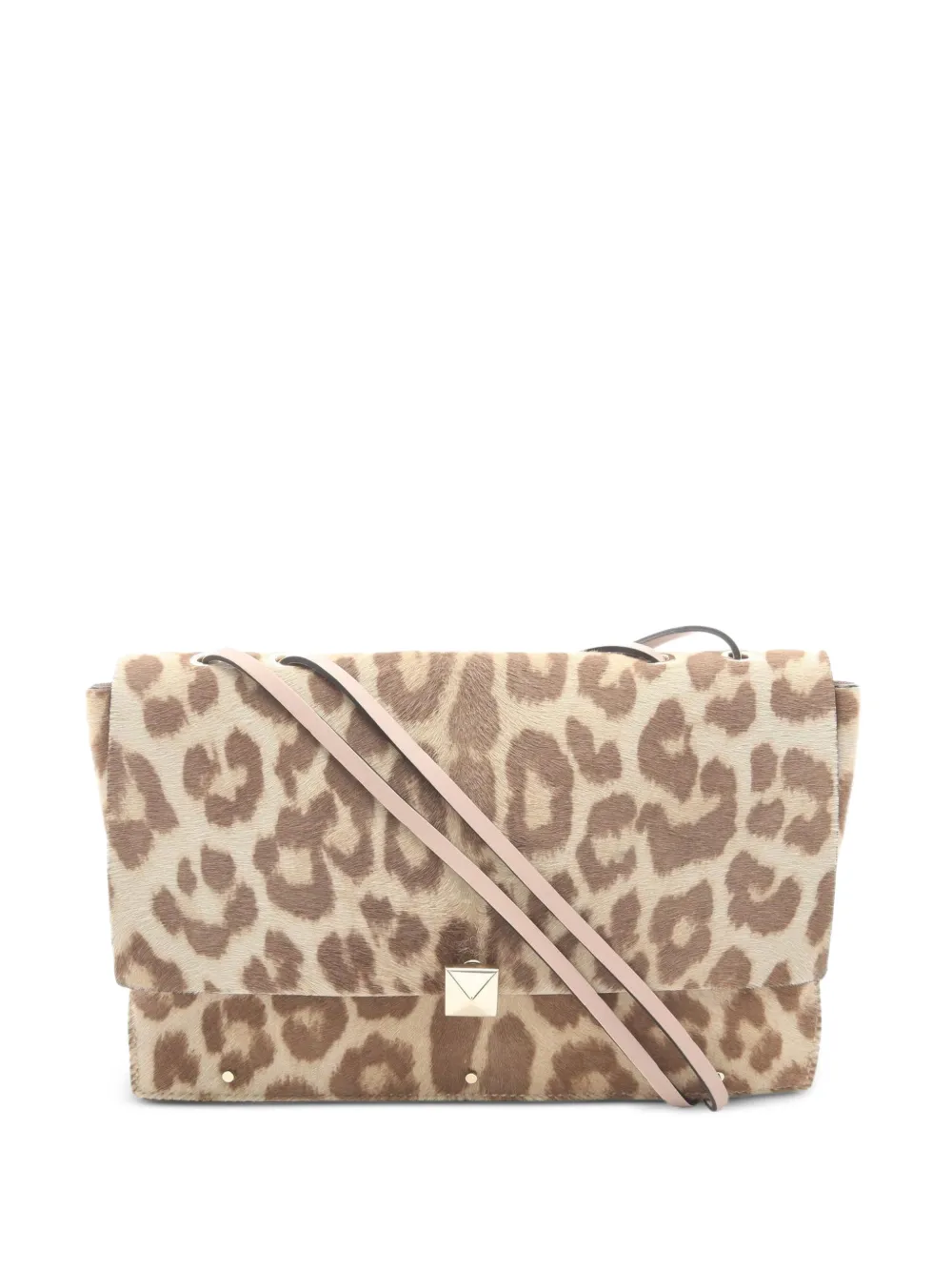 Valentino Garavani Pre-Owned 2000s leopard-print shoulder bag - Toni neutri