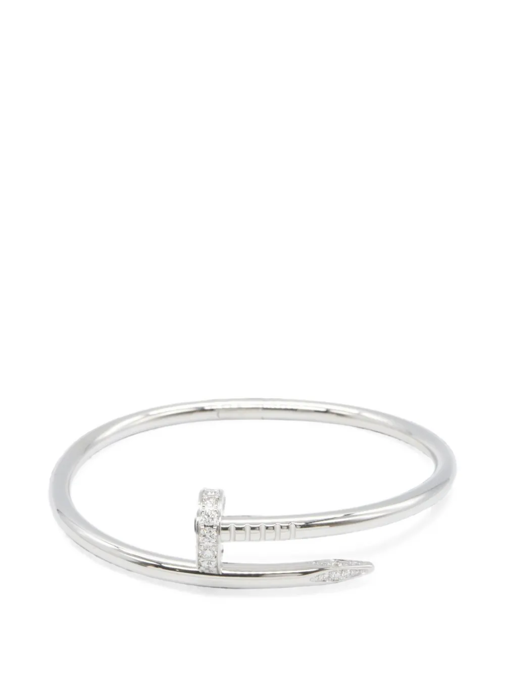 Cartier 2010s Juste un Clou diamond bracelet - Silber