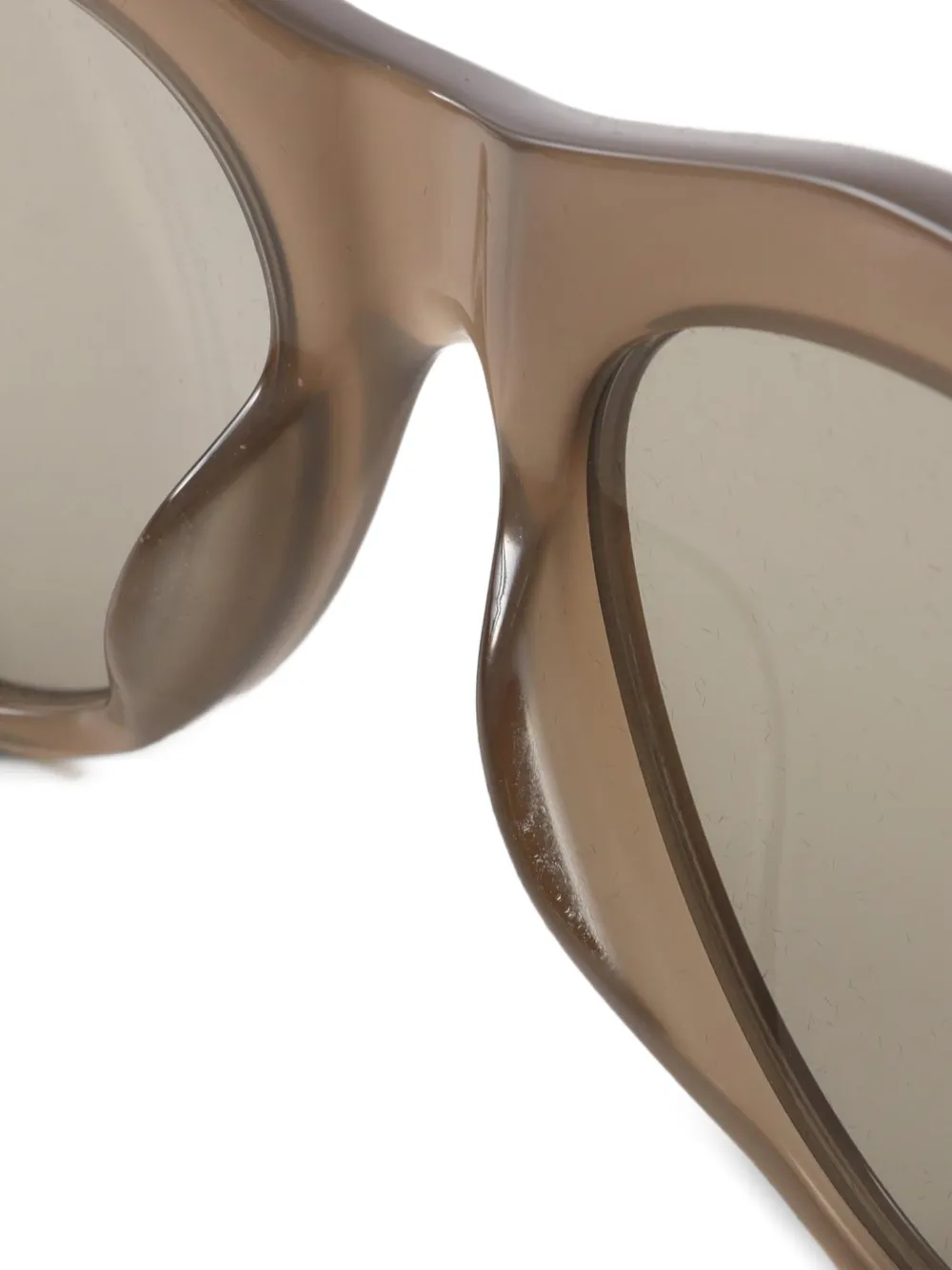 Versace Pre-owned 2010s Medusa Greca Cat-eye Frame Sunglasses in Brown, view 4