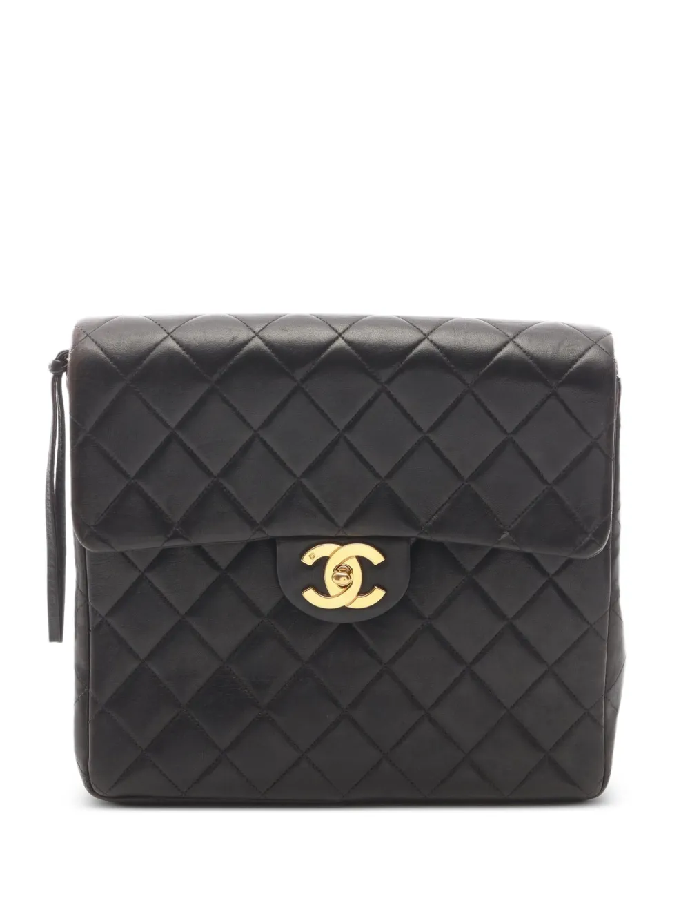 CHANEL Pre-Owned 1994-1996 Matelassé chain backpack - Nero