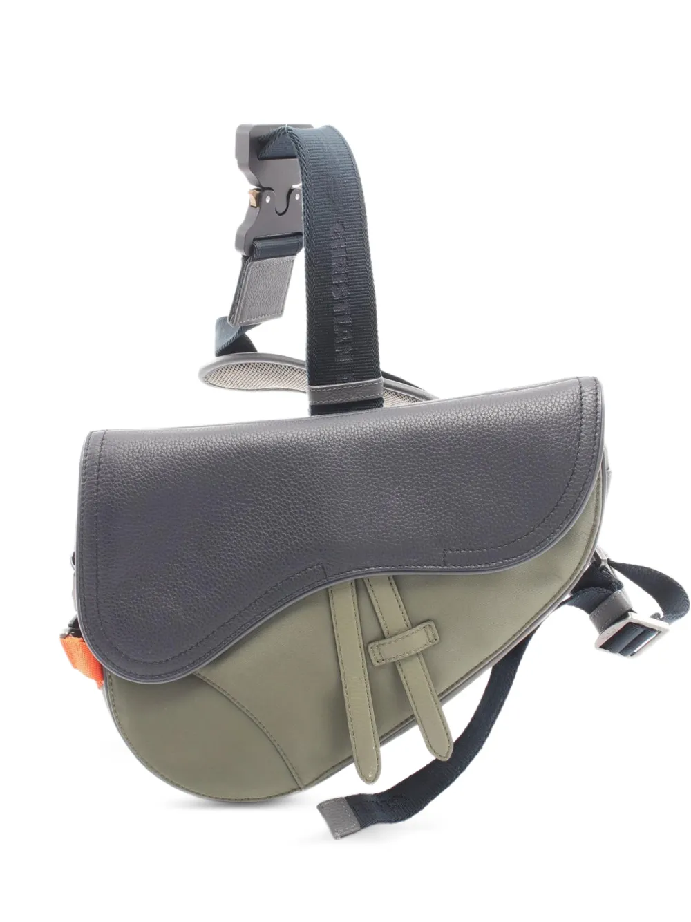 Christian Dior Pre-Owned x Sacai 2010s Saddle belt bag - Verde