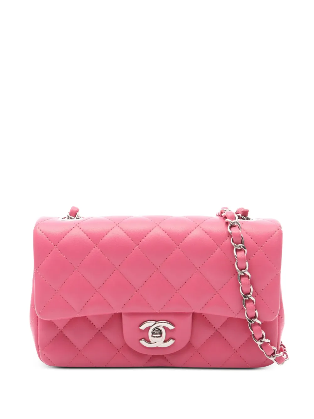 CHANEL Pre-Owned 2019 mini Flap shoulder bag - Rosa
