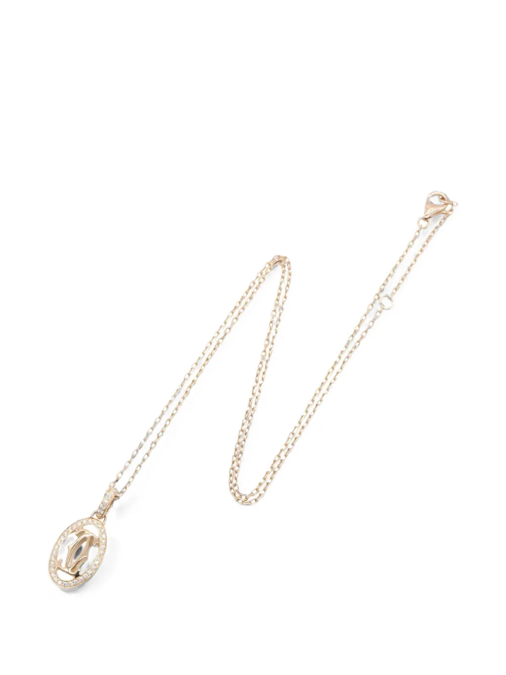 Cartier 2010s Double C diamond necklace - Rosa