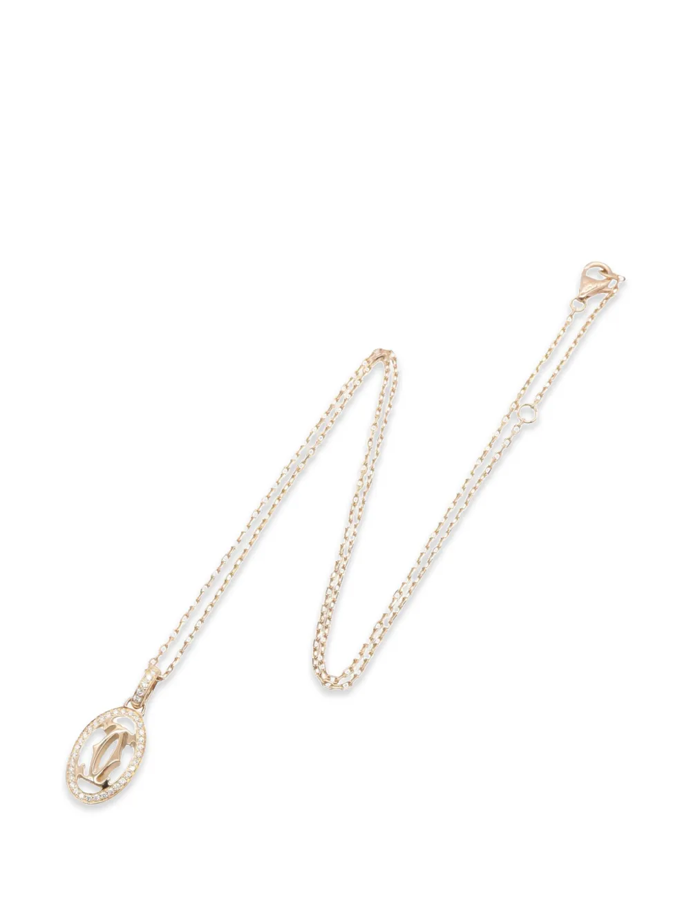 Cartier 2010s Double C diamond necklace - Rosa
