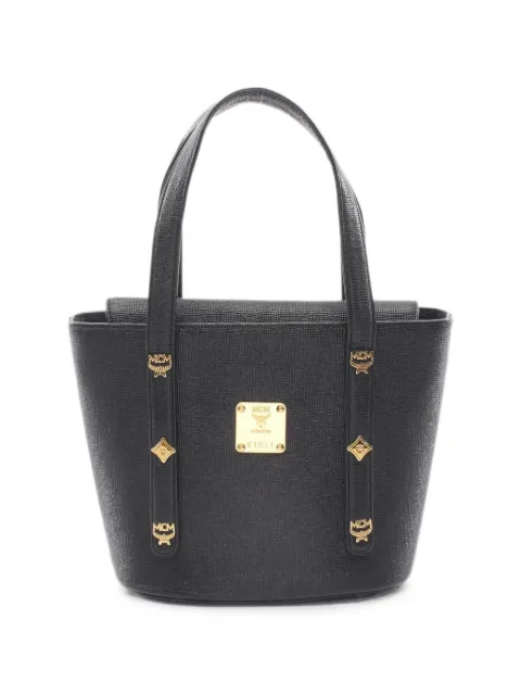MCM Pre-Owned 2000s logo-stud tote bag