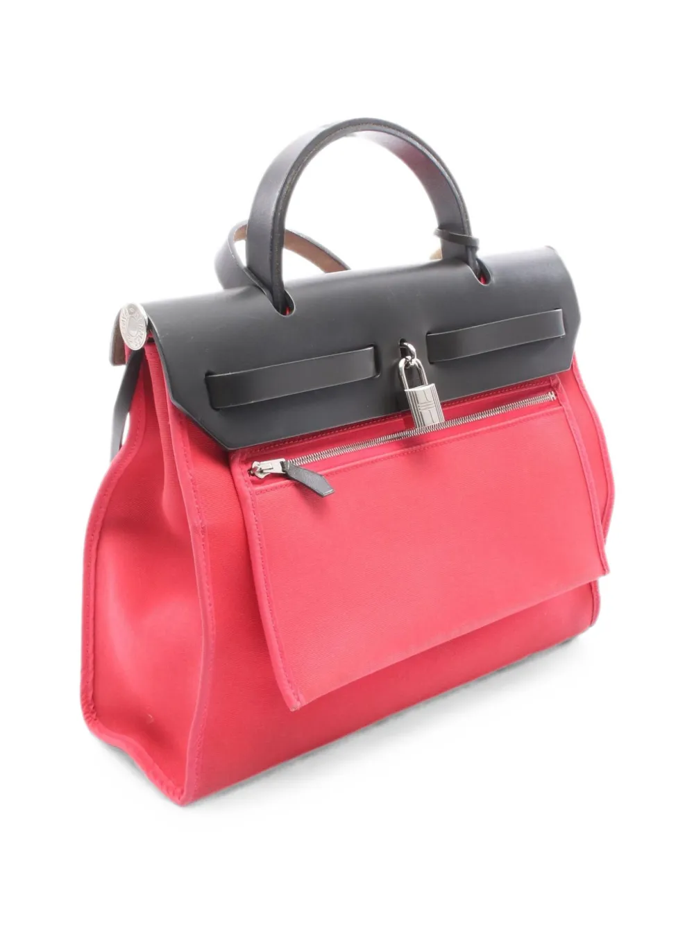 Hermès Pre-owned 2017 PM Herbag Zip Handbag in Pink, view 2