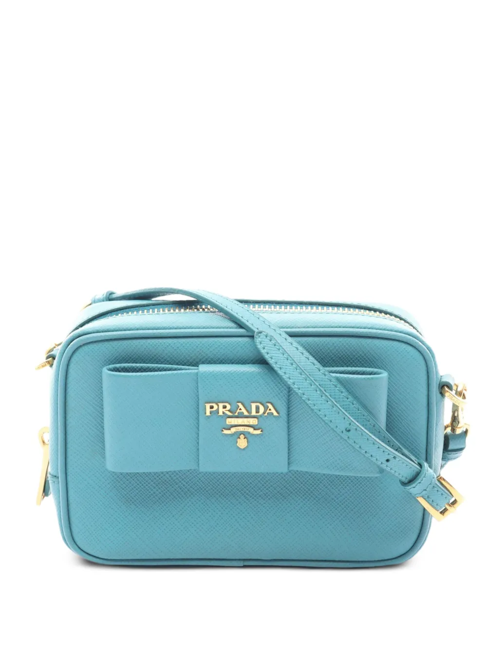 Prada Pre-Owned 2010s Saffiano shoulder bag - Blu