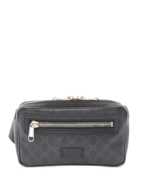 Gucci Pre-Owned riñonera GG Supreme con tribanda Web 2010