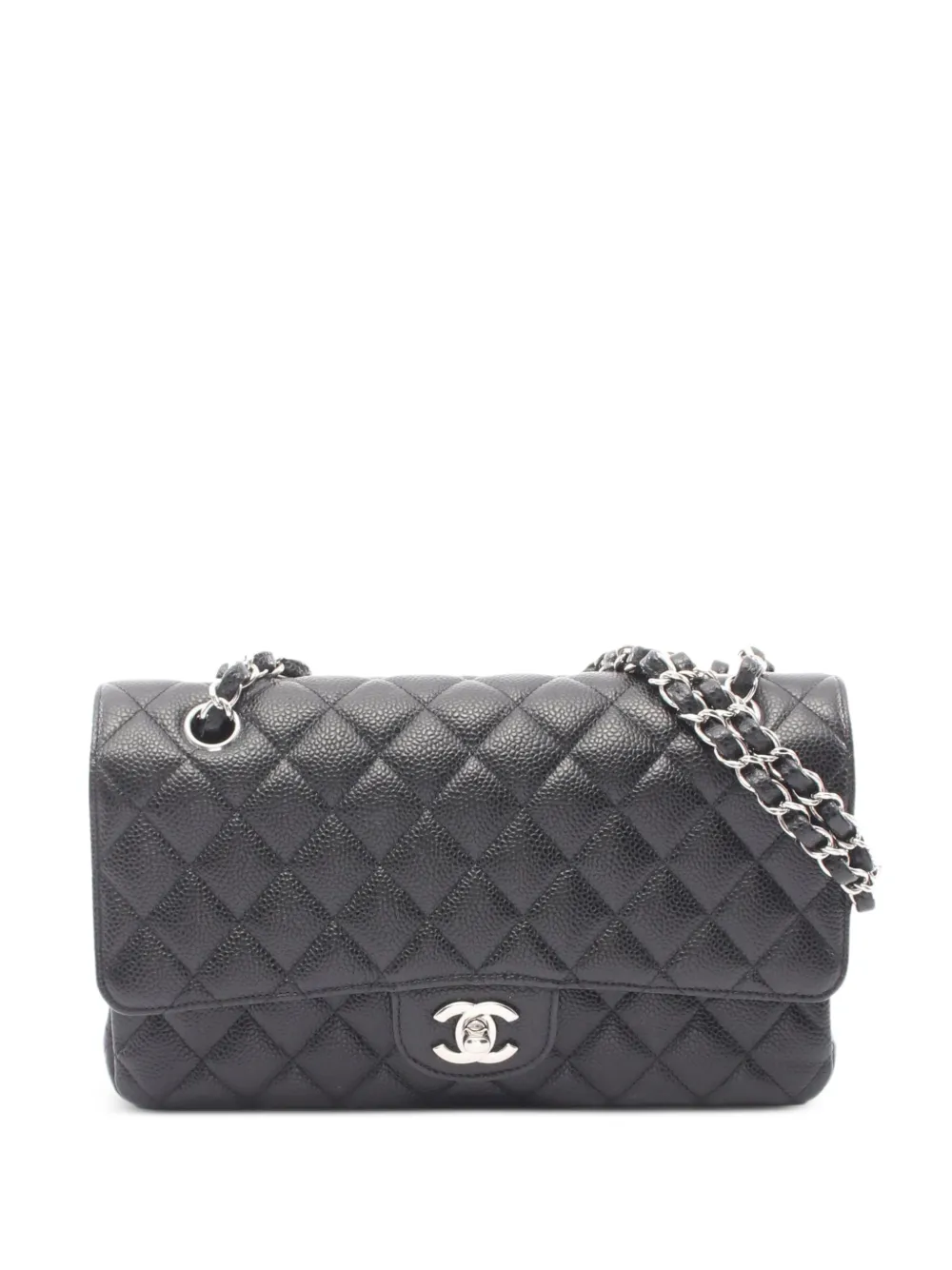 CHANEL Pre-Owned 2018 Matelassé Caviar shoulder bag - Black