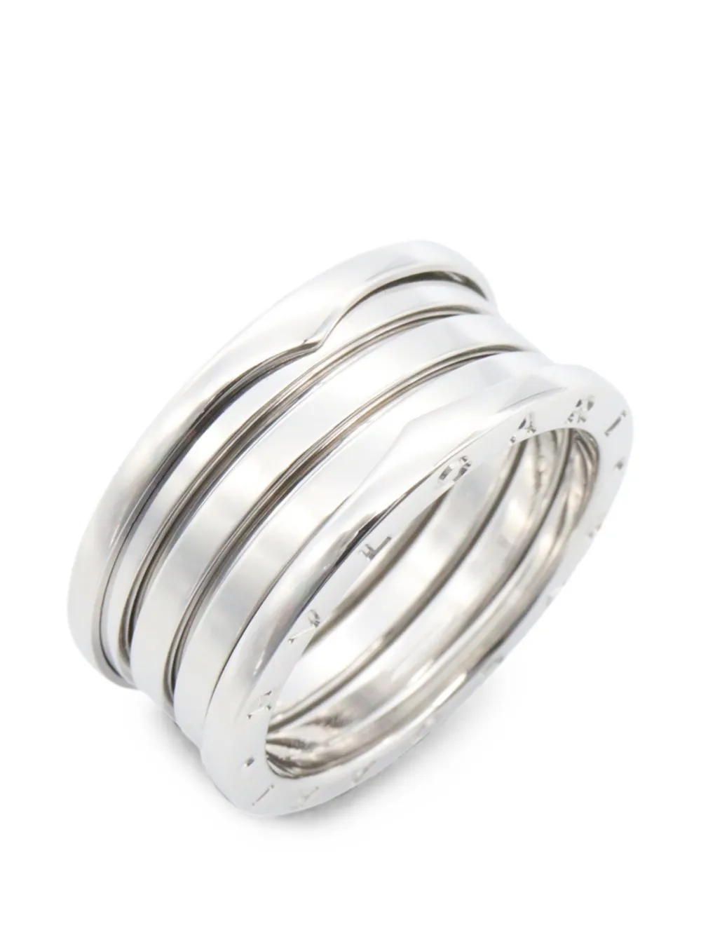 Bvlgari Pre-Owned 2010s B-zero1 four-band ring - Argento