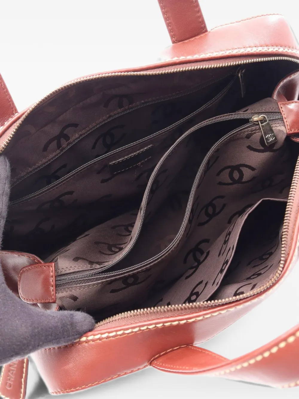 CHANEL Pre-Owned 2000-2002 Wild Stitch shopper Bruin