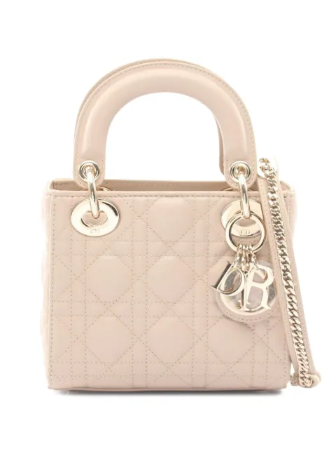 Christian Dior Pre-Owned 2020s mini Lady Dior Cannage shoulder bag