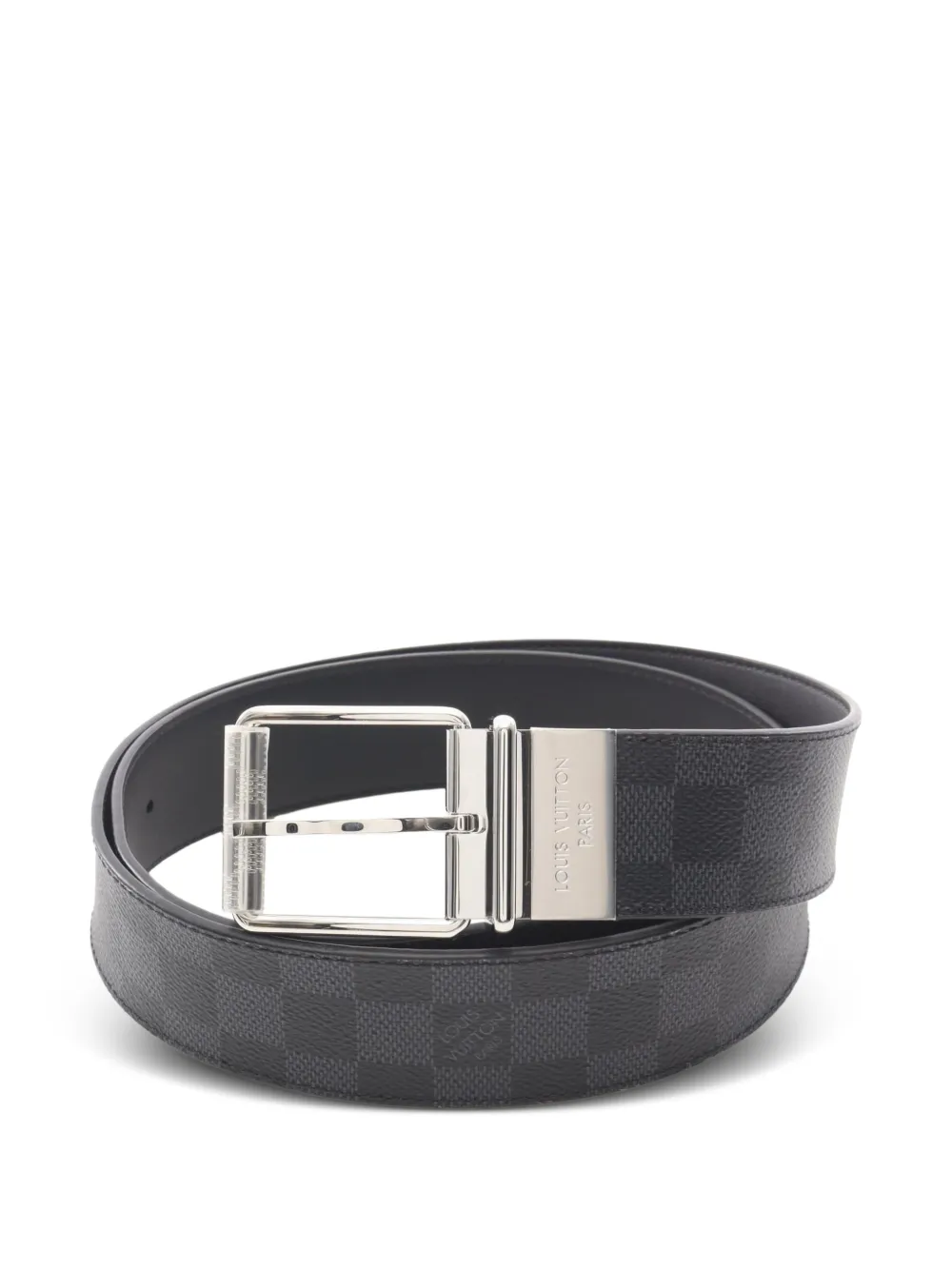 Louis Vuitton Pre-Owned 2023 Damier Graphite reversible belt - Nero