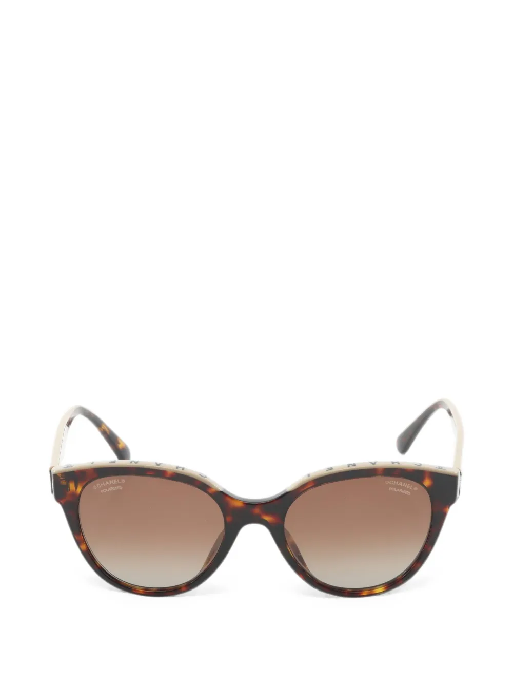 CHANEL Pre-Owned 1986-1988 Coco Mark Boston sunglasses - Marrone