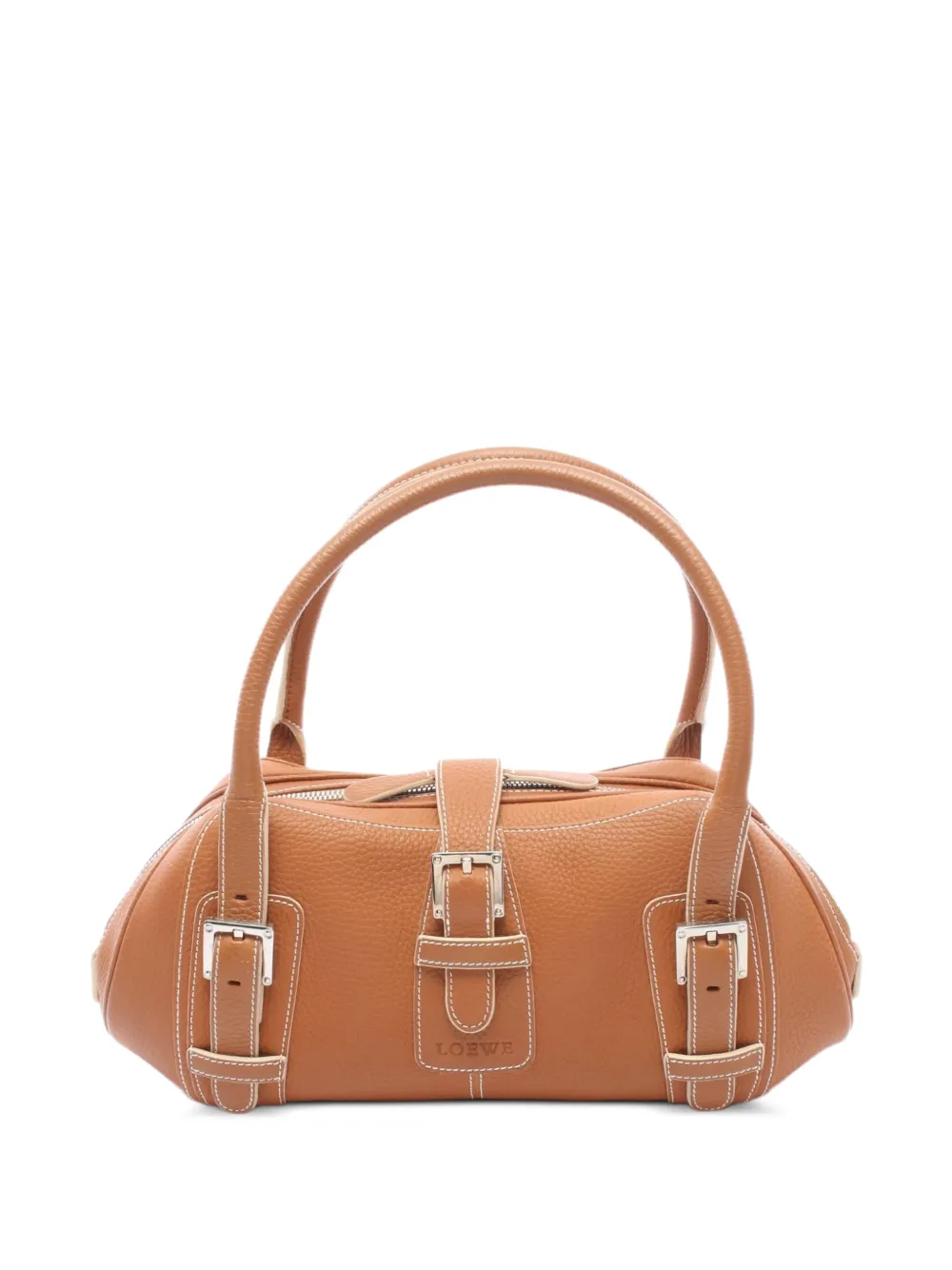Loewe Pre-Owned 2010s Senda leather handbag - Marrone