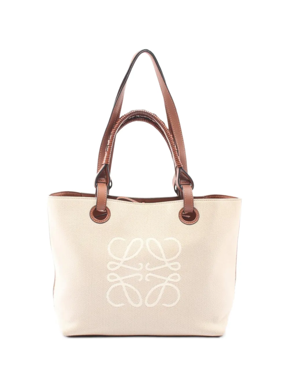 Loewe Pre-Owned 2000s Anagram canvas tote bag - Toni neutri