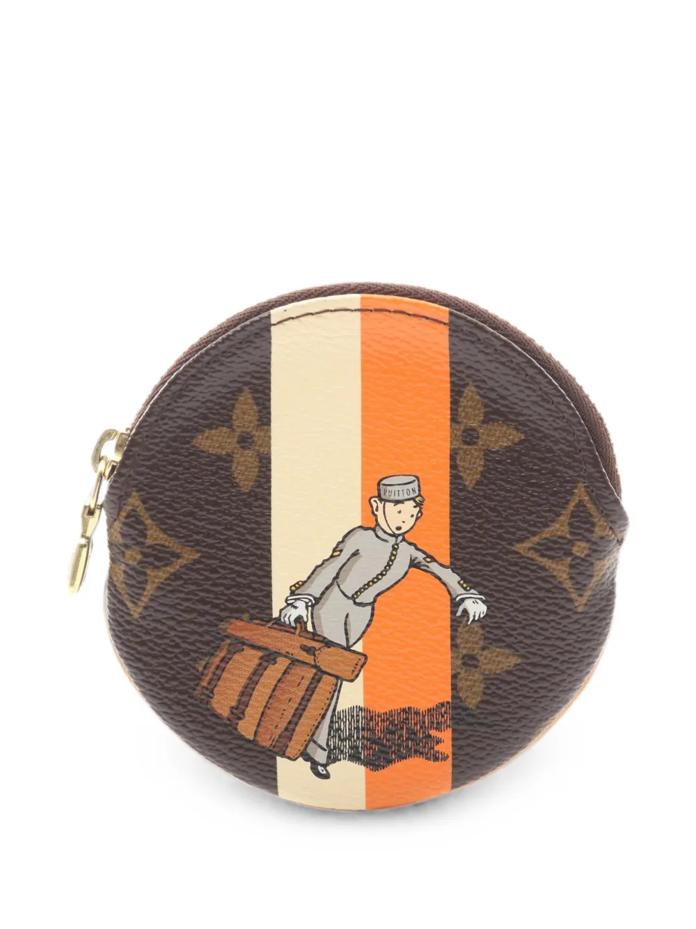 Louis Vuitton Pre-Owned 2006 Monogram Groom Porte-Monnaie Ron coin purse - Marrone