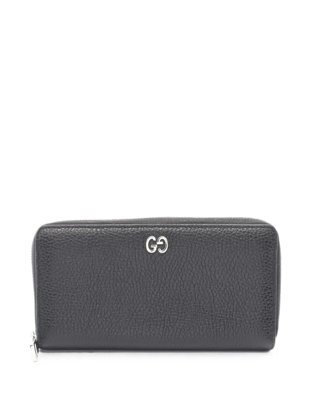Gucci Pre-Owned 2010s GG Metal leather long wallet - Nero
