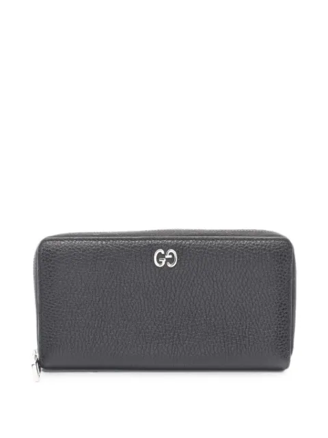 Gucci Pre-Owned 2010s GG Metal leather long wallet