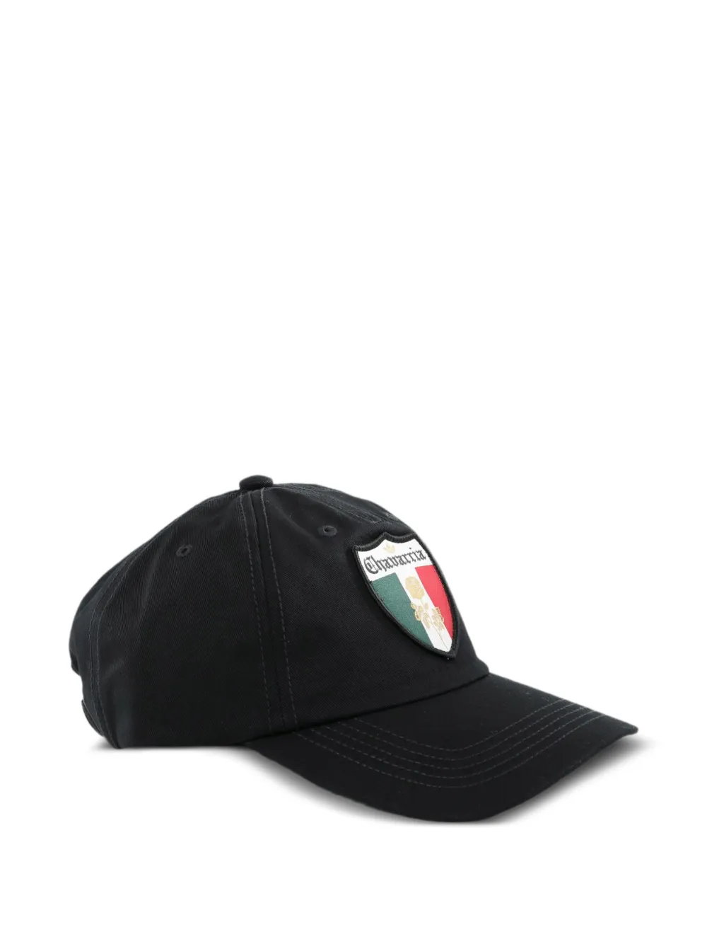 adidas logo-patch baseball cap Zwart