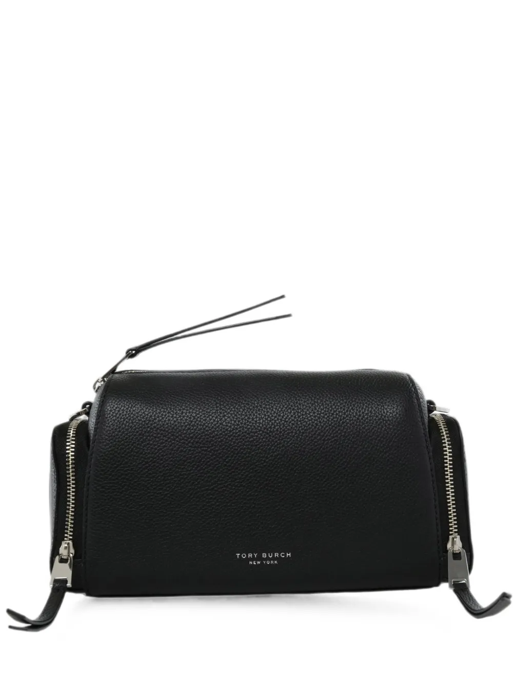 Tory Burch mini Perry Voyager grained-leather cross body bag - Nero