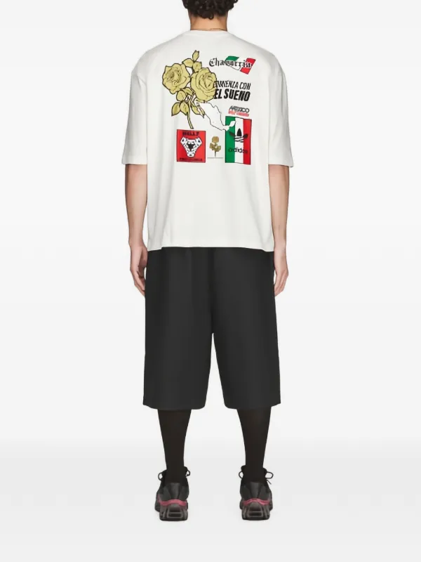 Adidas Chavarria Graphic Tee | White | FARFETCH