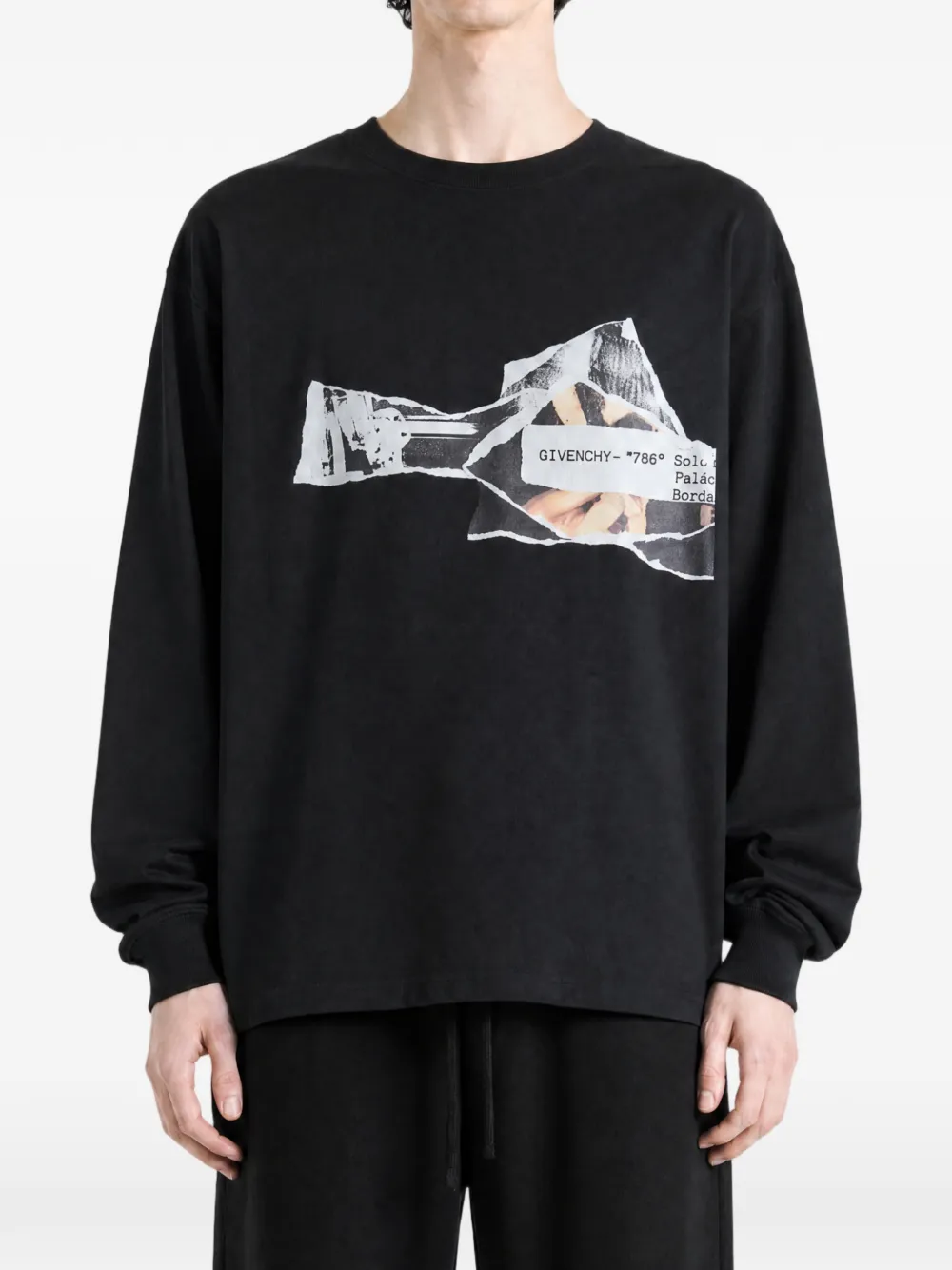 Givenchy T-shirt met print Zwart