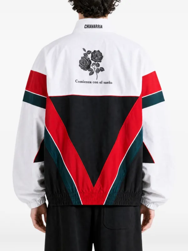 Adidas x Willy Chavarria CDM colour-block logo-patch Jacket