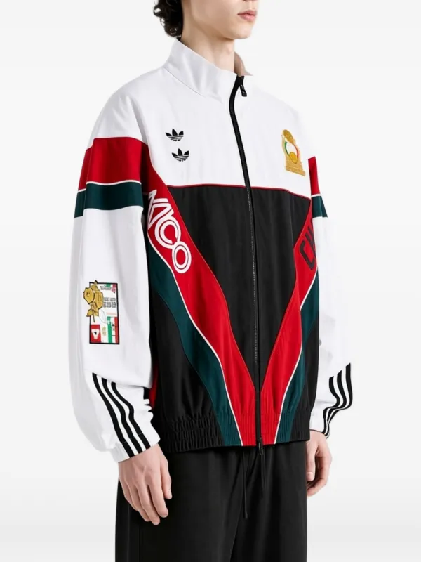 Adidas x Willy Chavarria CDM colour-block logo-patch Jacket