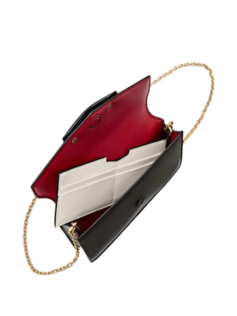 Givenchy Antigona Pouch in Box Leather with Chain in Black, view 5